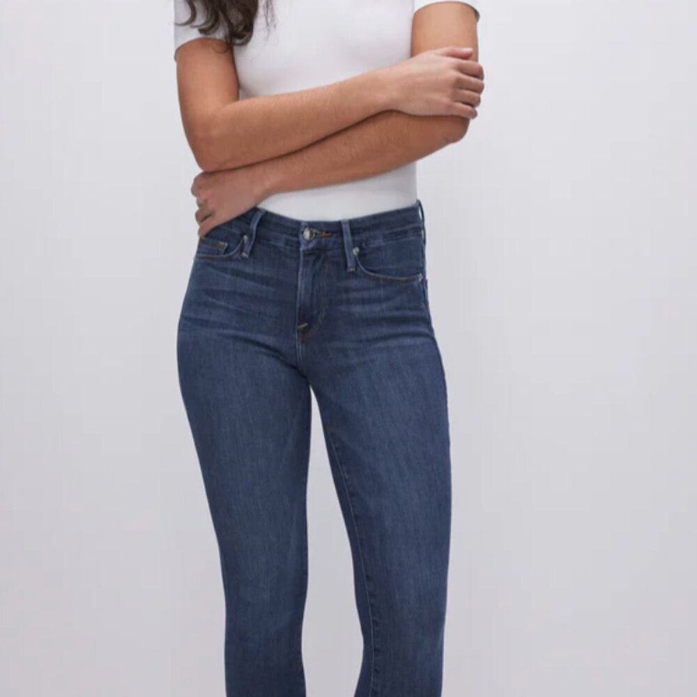 Good American Good Legs Skinny Denim Blue Jeans Size 6/28